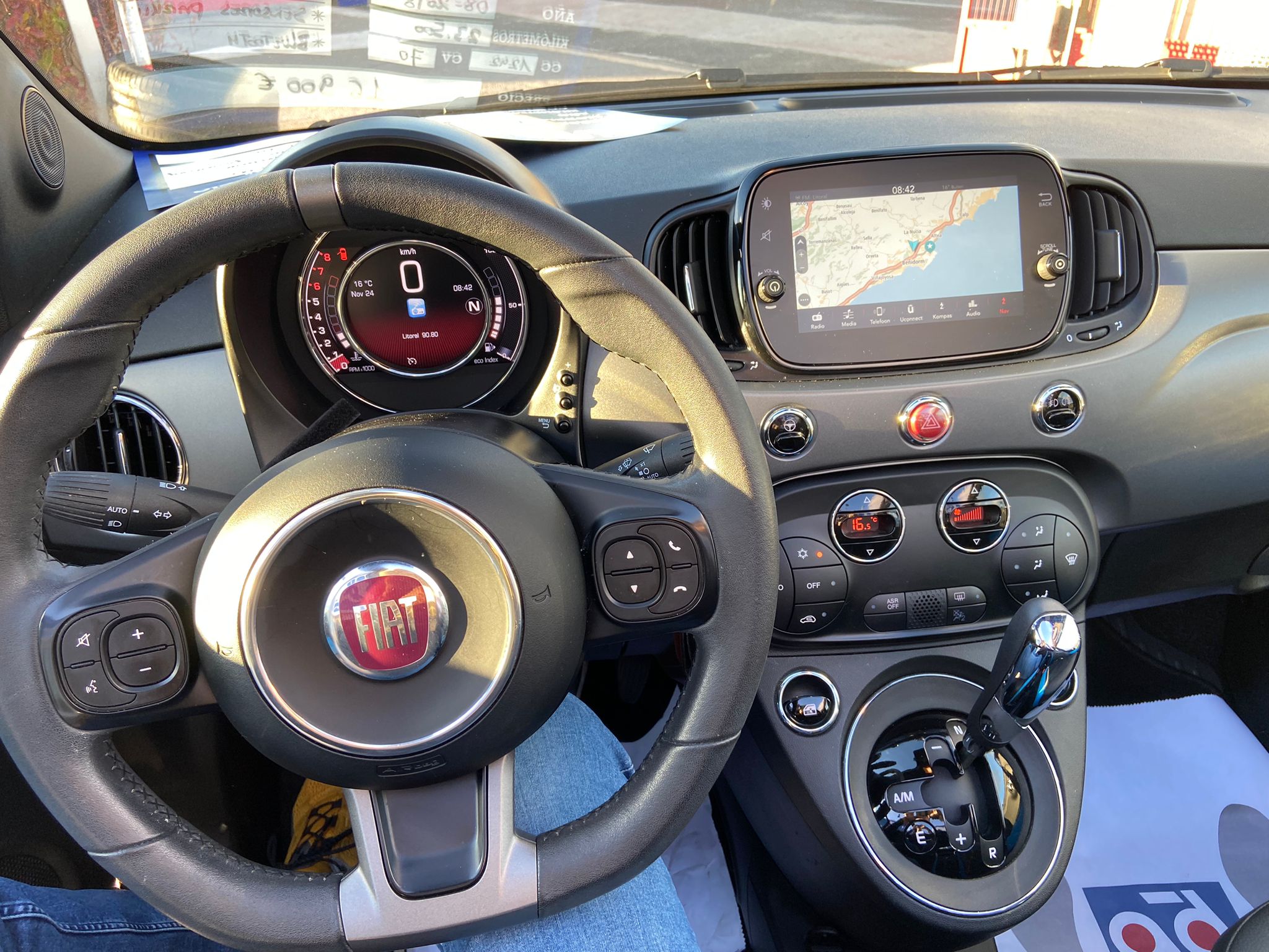 matchmaker Nylon boekje Fiat 500 S Cabrio Automaat ! - Euro-Cars La Nucia